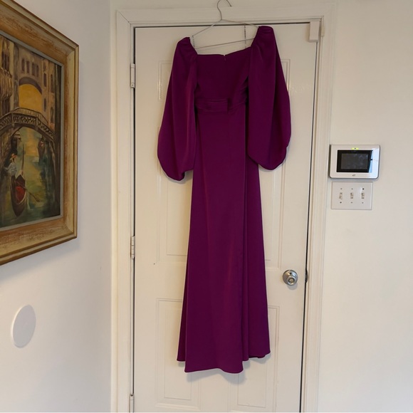 NWT Sachin & Babi Bryant Gown Dress Sparkling Wine Size 0 with Slit - Picture 9 of 16